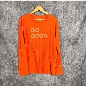 cotopaxi Orange Crewneck Tee with White Logo